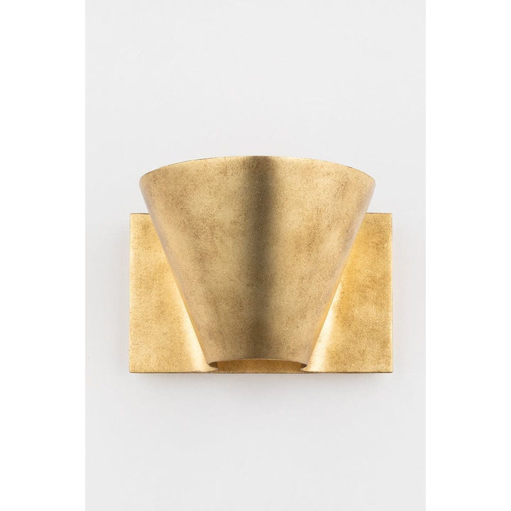 Reeve 1 Light Wall Sconce Vintage Gold Leaf-Hudson Valley-HVL-5600-VGL-Wall Lighting-3-France and Son