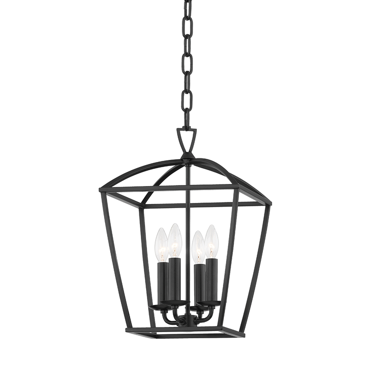 Bryant 4 Light Small Pendant-Hudson Valley-HVL-8311-AI-PendantsAged Iron-1-France and Son