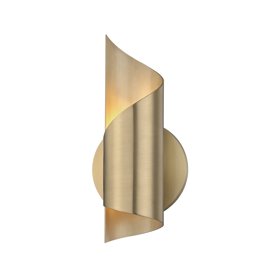 Evie 1 Light Wall Sconce-Mitzi-HVL-H161101-AGB-Outdoor Wall SconcesAged Brass-1-France and Son