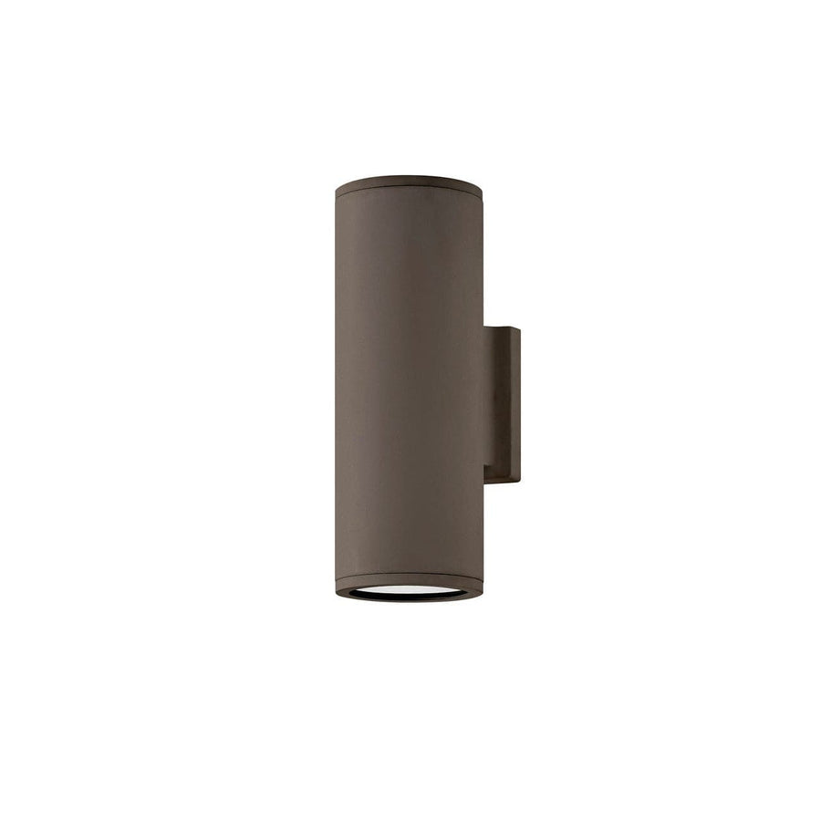 Outdoor Silo - Small Up/Down Light Wall Mount Lantern-Hinkley Lighting-HINKLEY-13594AZ-LL-Wall LightingArchitectural Bronze-1-France and Son
