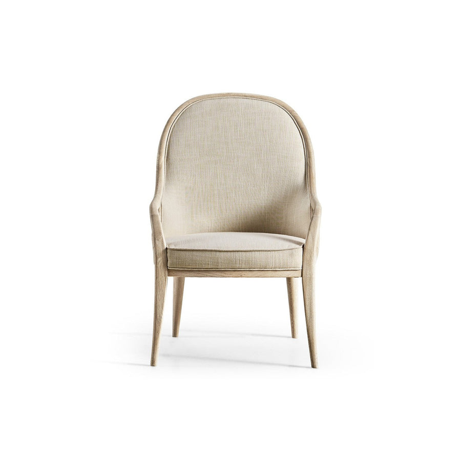 Basin Arm Chair-Jonathan Charles-JCHARLES-001-2-031-WWO-Dining Chairs-1-France and Son