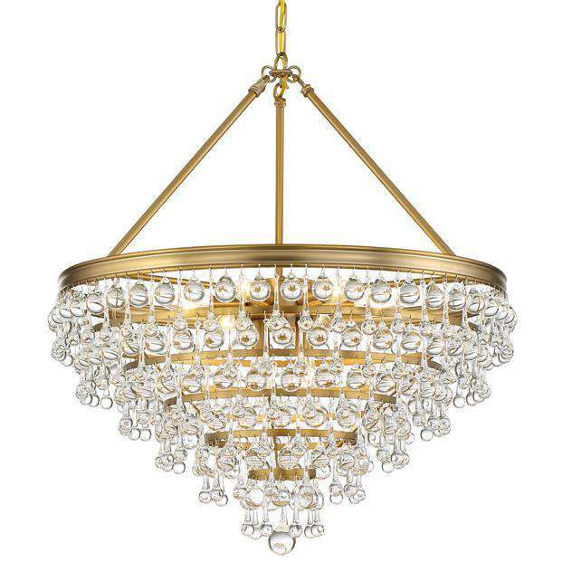 Broche 8 Light Chandelier – Crystorama