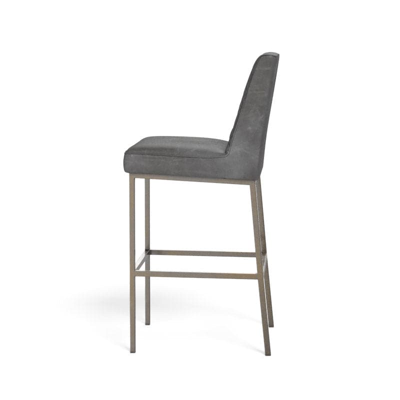 Leighland Barstool - Overcast Grey-Sunpan-SUNPAN-104904-Bar Stools-2-France and Son