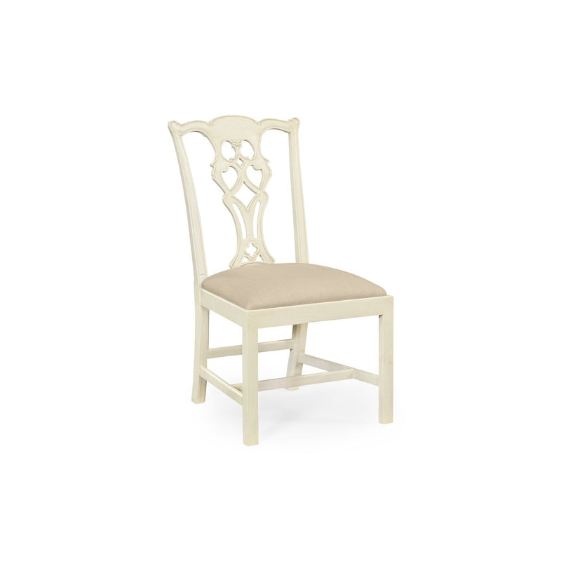 Chippendale Side Chair-Jonathan Charles-JCHARLES-493330-SC-MAH-F200-Dining ChairsMahogany-1-France and Son