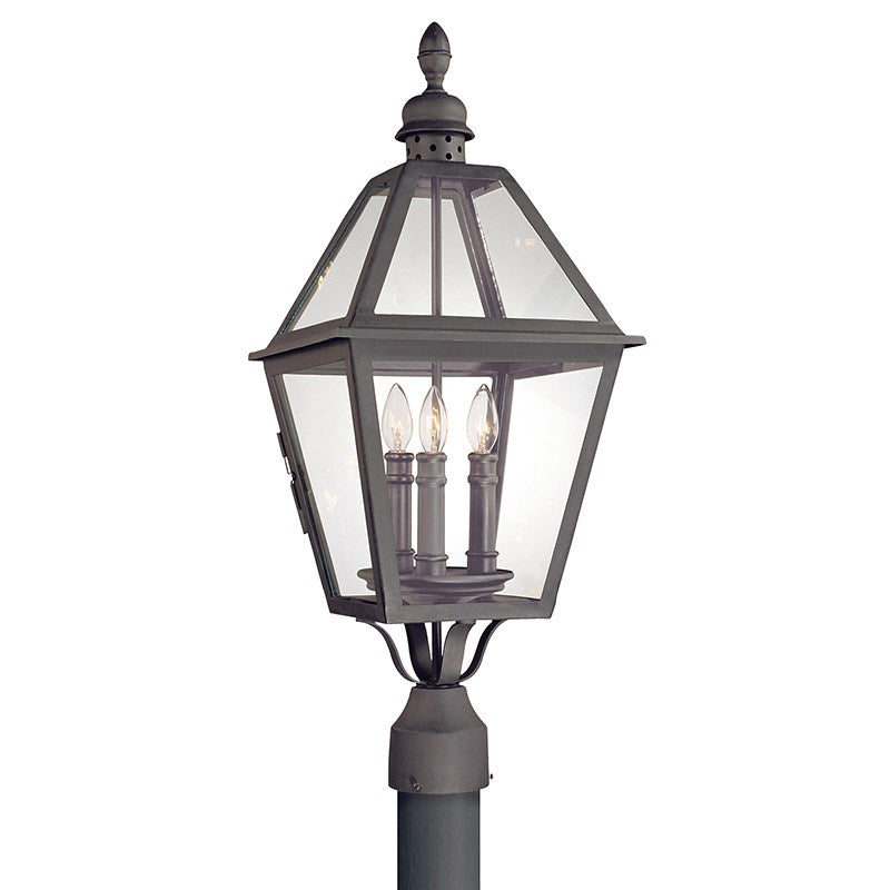 Townsend 3Lt Post Lantern-Troy Lighting-TROY-P9625NB-Outdoor Lighting-1-France and Son
