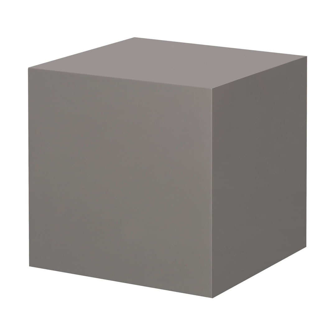 Kelly Hoppen Morgan Accent Table - Square / Warm Taupe Lacquer