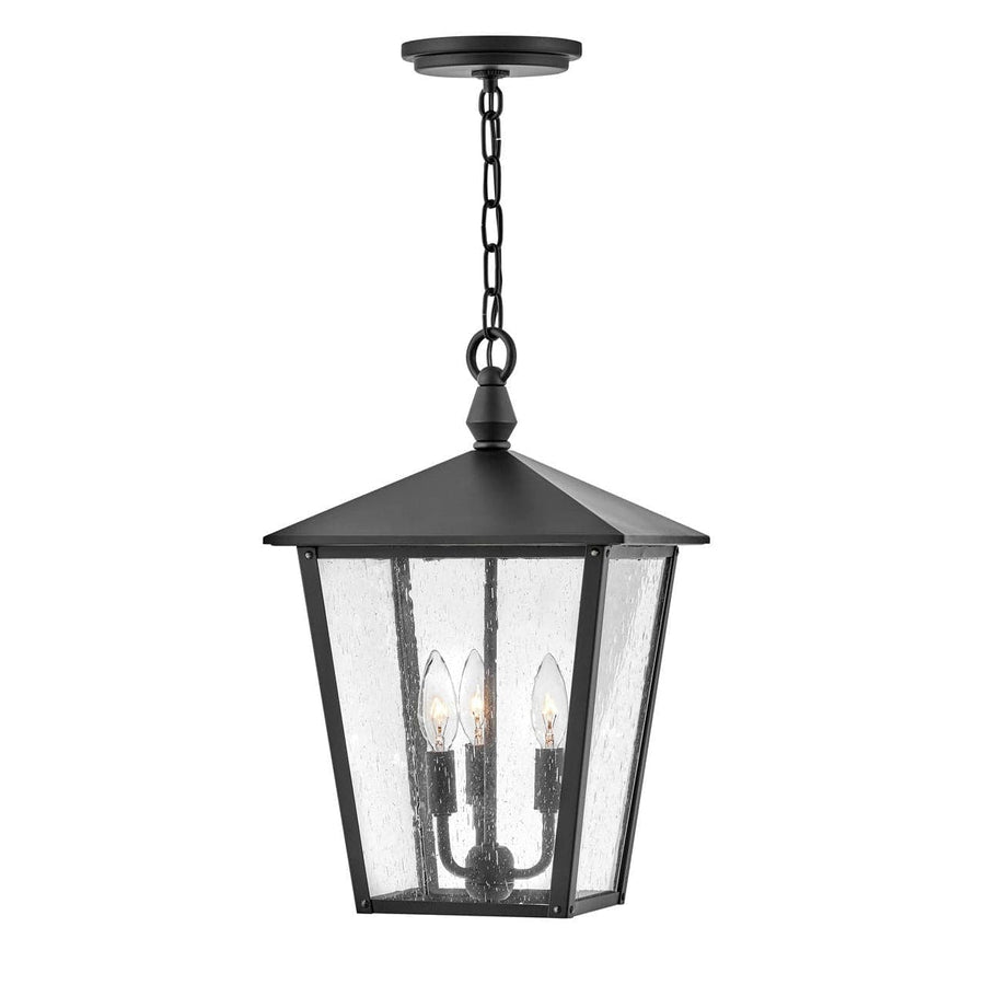 Outdoor Huntersfield Large Hanging Lantern-Hinkley Lighting-HINKLEY-14062BK-Outdoor Post LanternsBlack-1-France and Son