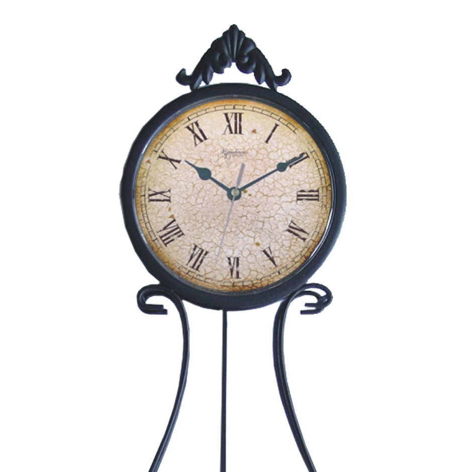 Miller Wrought Iron Pendulum Clock-France & Son-1409P-Clocks-2-France and Son