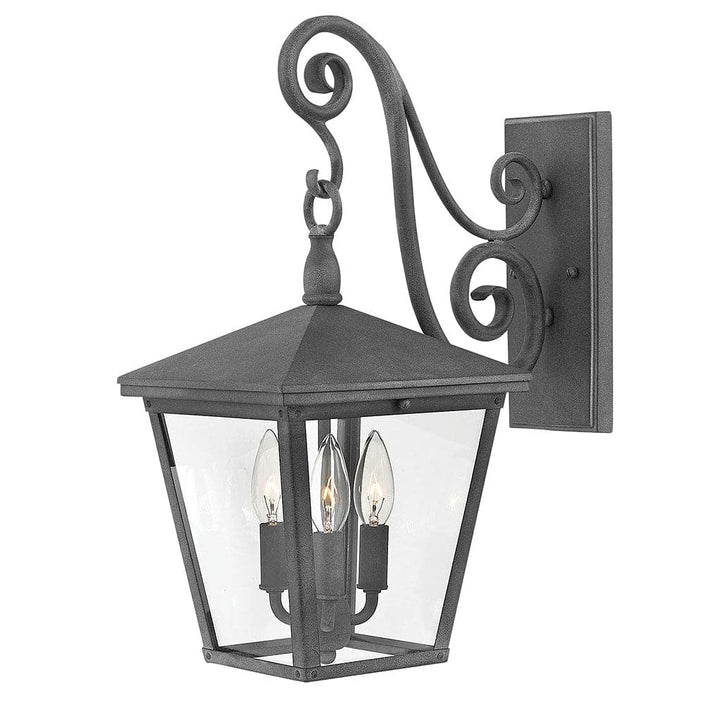 Outdoor Trellis - Medium Wall Mount Lantern-Hinkley Lighting-HINKLEY-1434DZ-Outdoor Post LanternsAged Zinc-1-France and Son