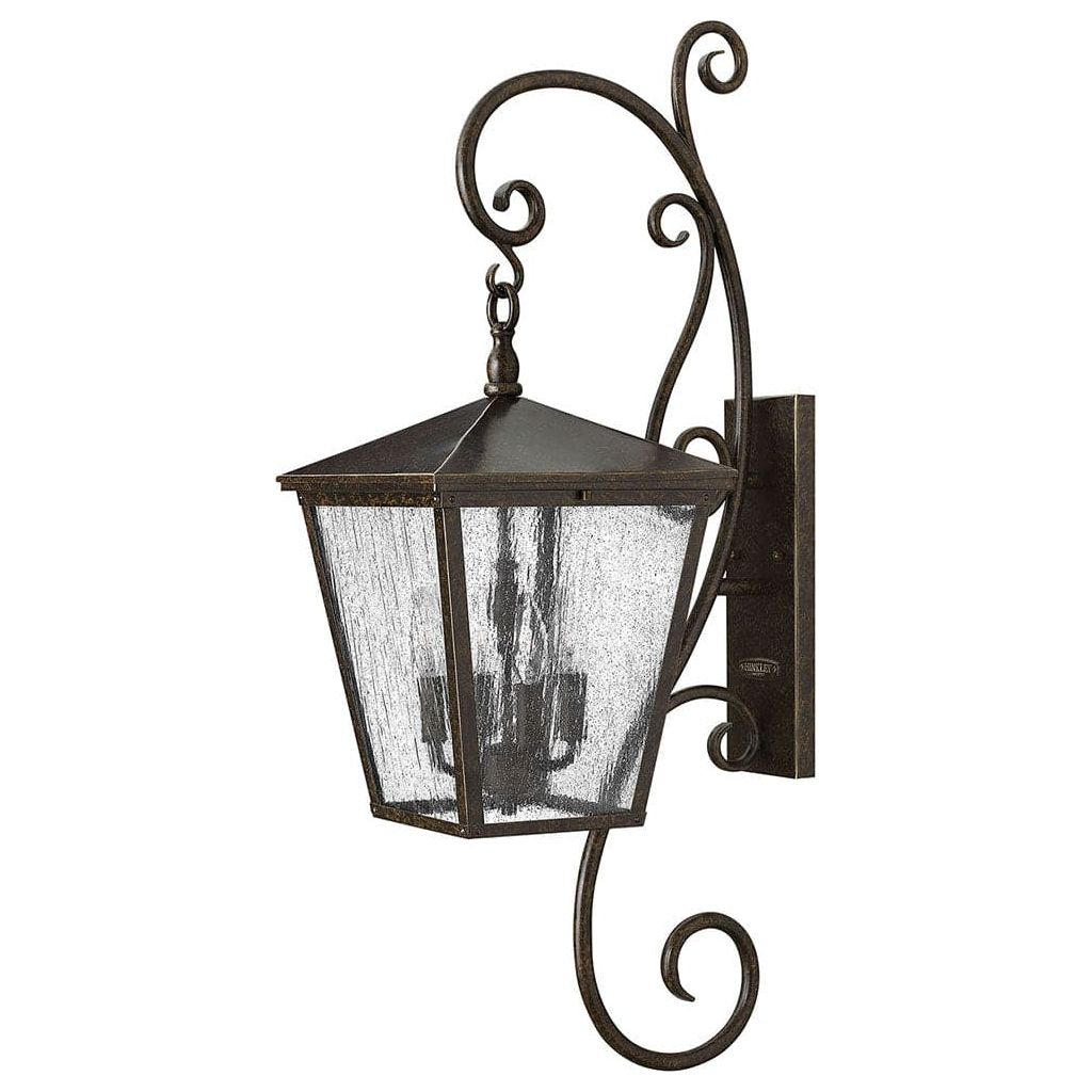 Outdoor Trellis - Large Wall Mount Lantern with Scroll-Hinkley Lighting-HINKLEY-1436RB-Outdoor Wall SconcesRegency Bronze without LED-3-France and Son