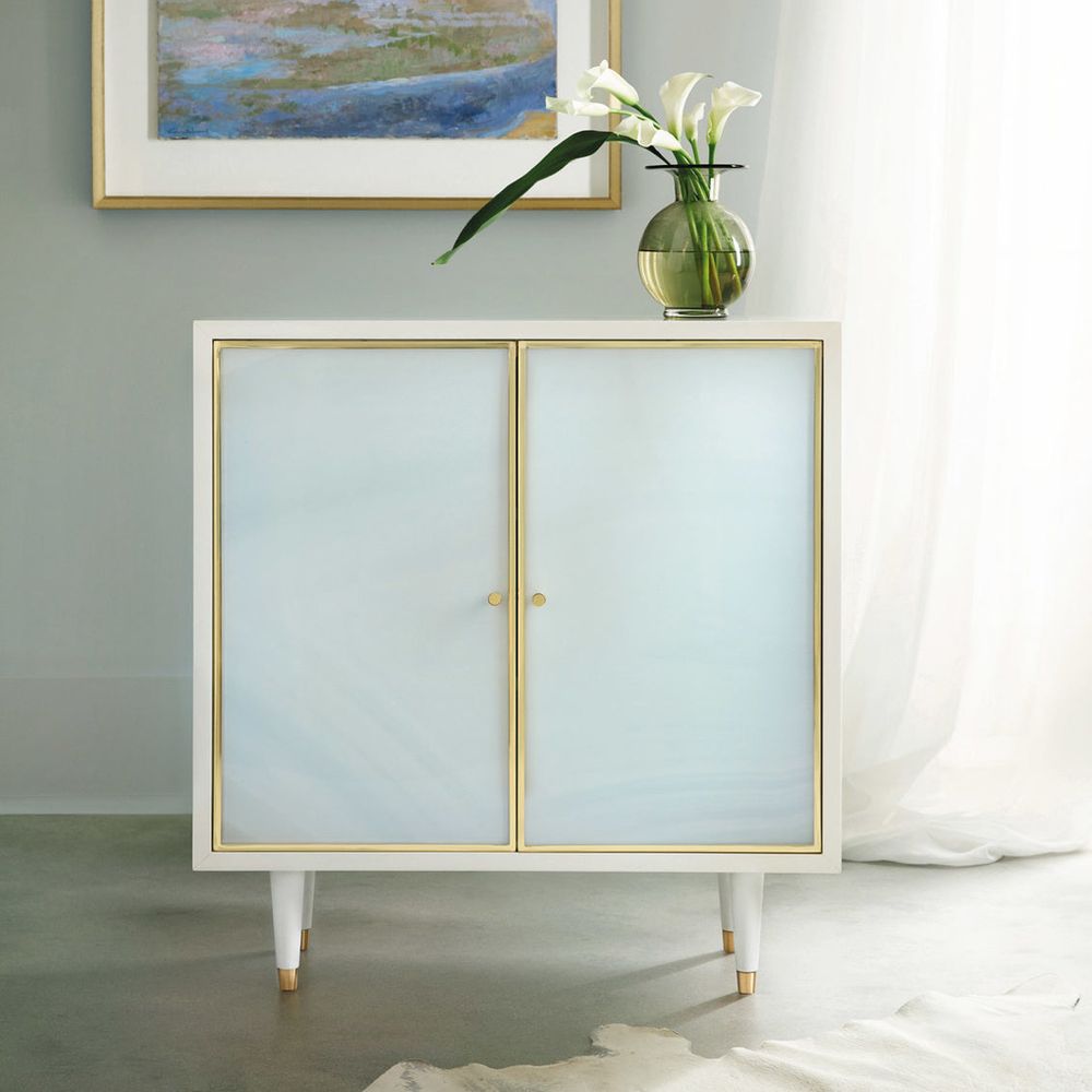 Seaglass Two Door Cabinet-Somerset Bay Home-SBH-SBT471-Bookcases & Cabinets-1-France and Son