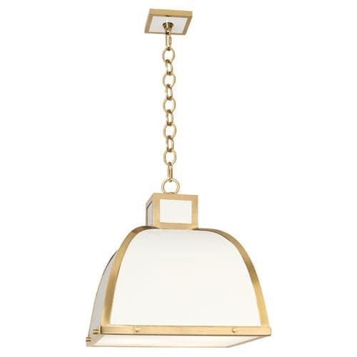 Ranger Pendant-Robert Abbey Fine Lighting-ABBEY-1445-PendantsWhite-Brass-4-France and Son