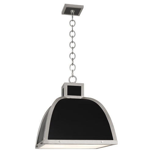 Ranger Pendant-Robert Abbey Fine Lighting-ABBEY-1446-PendantsBlack-Polished Nickel-1-France and Son