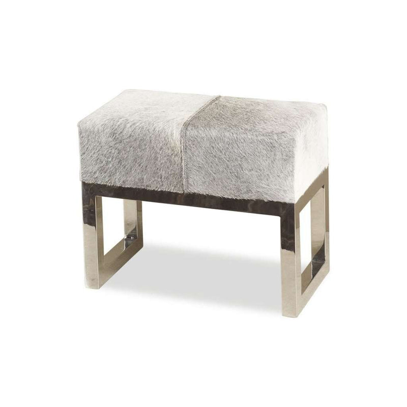 Moro Hide Stool-Interlude-INTER-145035-Stools & Ottomans-1-France and Son