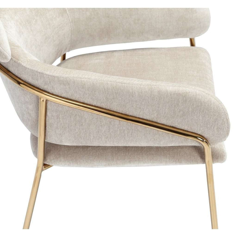 Marino Chair-Interlude-INTER-145181-Dining ChairsBeige Latte / Gold-5-France and Son