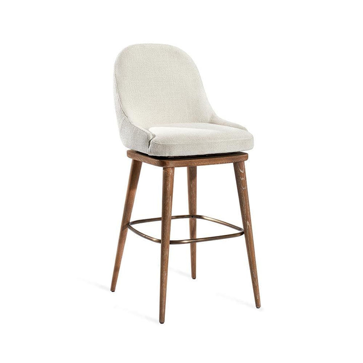 Harper Swivel Bar Stool-Interlude-INTER-145233-Bar StoolsOyster-4-France and Son