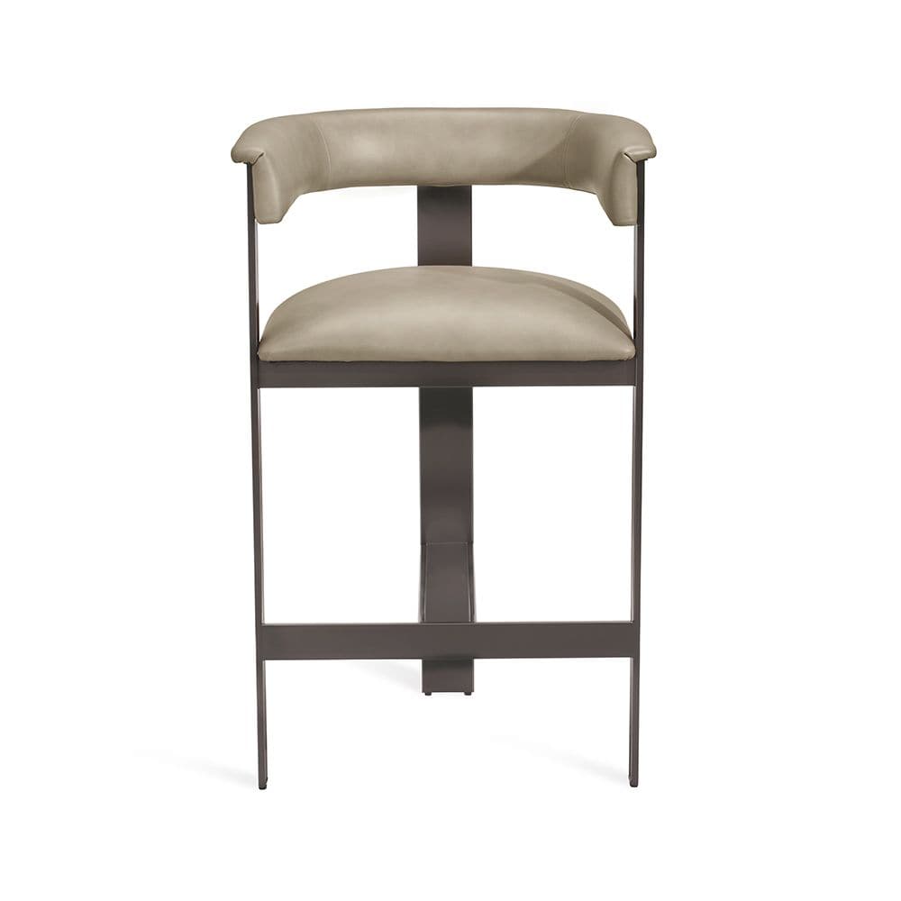 Darcy Counter Stool - Taupe/Graphite-Interlude-INTER-145242-Stools & Ottomans-2-France and Son