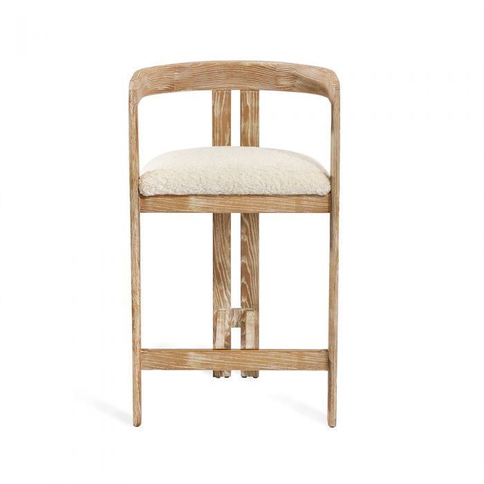 BURKE COUNTER STOOL - SHEARLING-Interlude-INTER-145248-Stools & OttomansSherling-1-France and Son