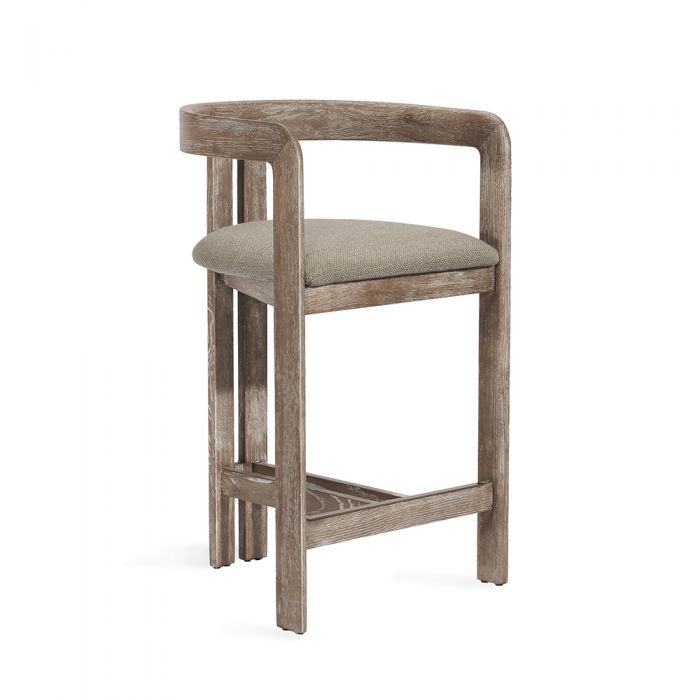 BURKE COUNTER STOOL - SHEARLING-Interlude-INTER-145248-Stools & OttomansSherling-6-France and Son