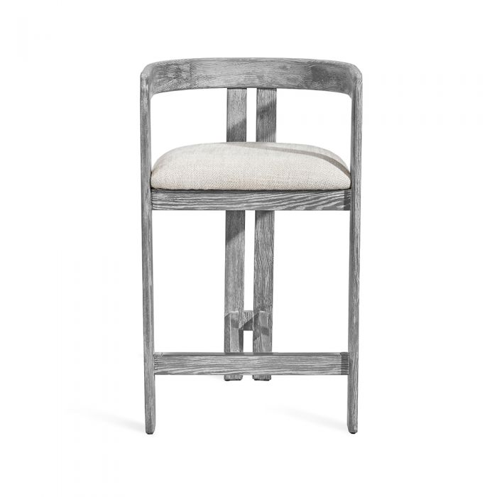 BURKE COUNTER STOOL - SHEARLING-Interlude-INTER-145250-Stools & OttomansDove-2-France and Son