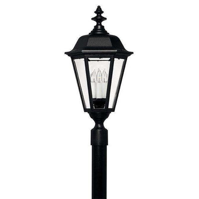 Outdoor Manor House Post Lantern-Hinkley Lighting-HINKLEY-1471BK-Outdoor Lighting-1-France and Son