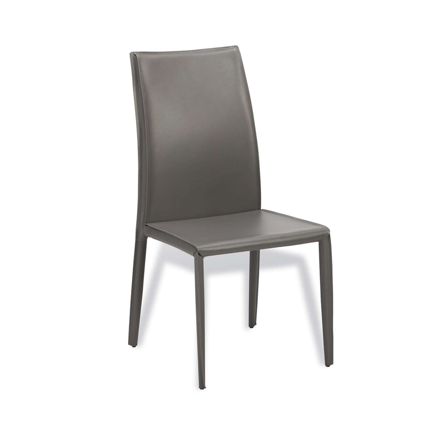 Jada High Back Dining Chair-Interlude-INTER-148036-Dining ChairsMountain Grey-1-France and Son