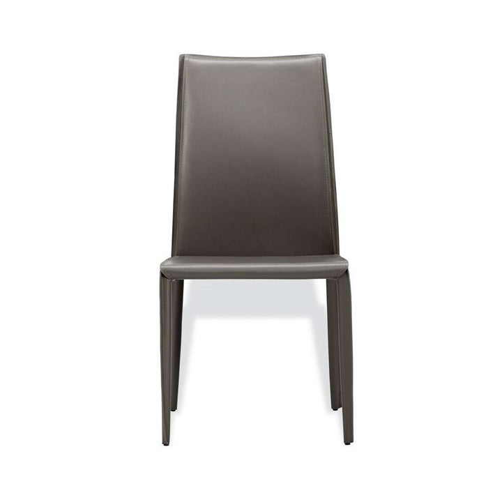 Jada High Back Dining Chair-Interlude-INTER-148036-Dining ChairsMountain Grey-5-France and Son
