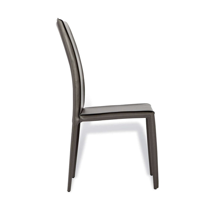 Jada High Back Dining Chair-Interlude-INTER-148036-Dining ChairsMountain Grey-9-France and Son