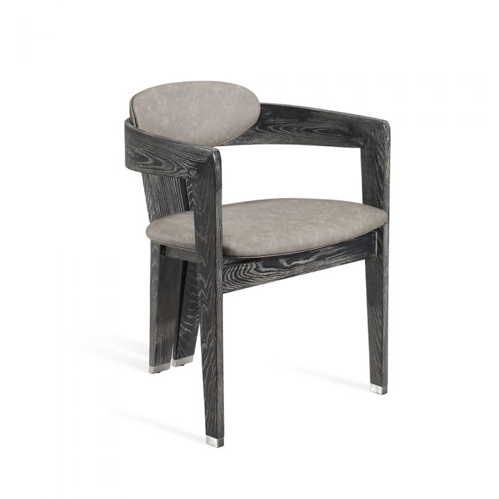 Maryl Dining Chair-Interlude-INTER-148131-Dining ChairsCharcoal-1-France and Son