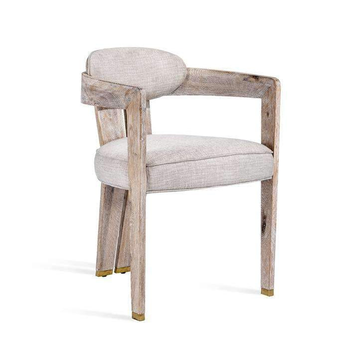 Maryl II Dining Chair-Interlude-INTER-148164-Dining ChairsCream Linen-1-France and Son