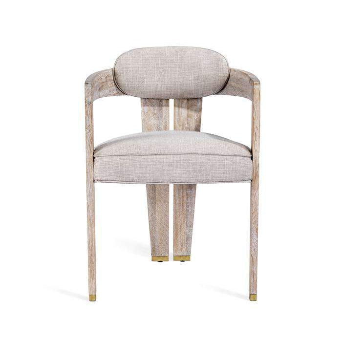 Maryl II Dining Chair-Interlude-INTER-148165-Dining ChairsGrey Linen-4-France and Son