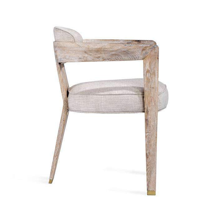 Maryl II Dining Chair-Interlude-INTER-148165-Dining ChairsGrey Linen-6-France and Son