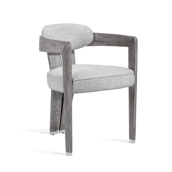 Maryl II Dining Chair-Interlude-INTER-148165-Dining ChairsGrey Linen-2-France and Son