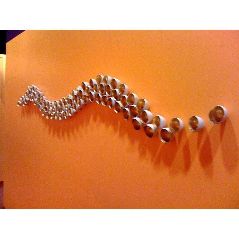 Seed Wall Play Gold Set Of 20 by Gold Leaf Design Group Wall Art