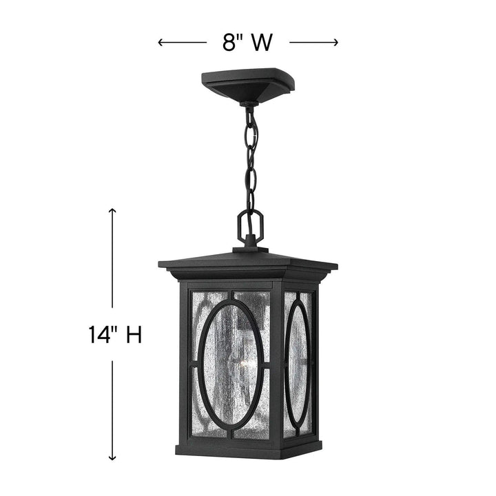 Outdoor Randolph - Medium Hanging Lantern-Hinkley Lighting-HINKLEY-1492BK-Outdoor Post Lanterns-3-France and Son