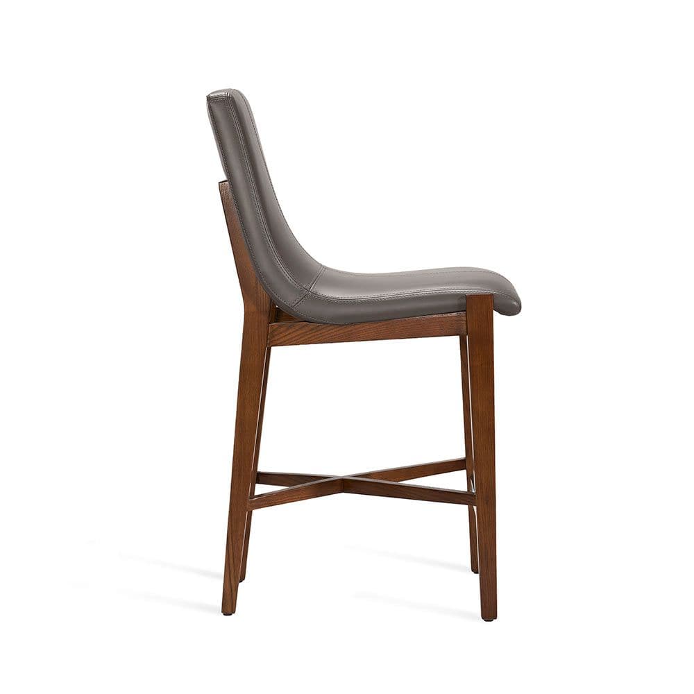 Ivy Counter Stool-Interlude-INTER-149105-Bar StoolsWHITE BRUSHED BROWN/ CREAM LATTE-8-France and Son