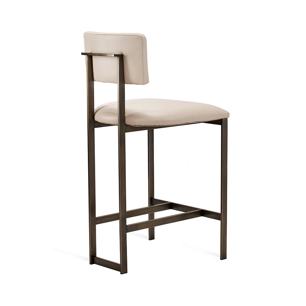 Landon Counter Stool-Interlude-INTER-149919-Outdoor StoolsCream-2-France and Son