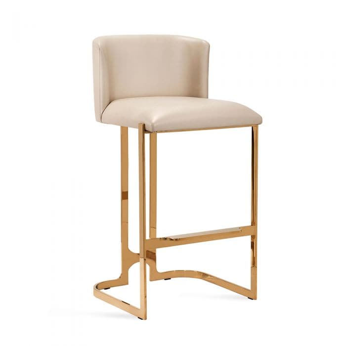 Banks Bar & Counter Stool-Interlude-INTER-149924-Bar StoolsCream-Bar Stool-1-France and Son