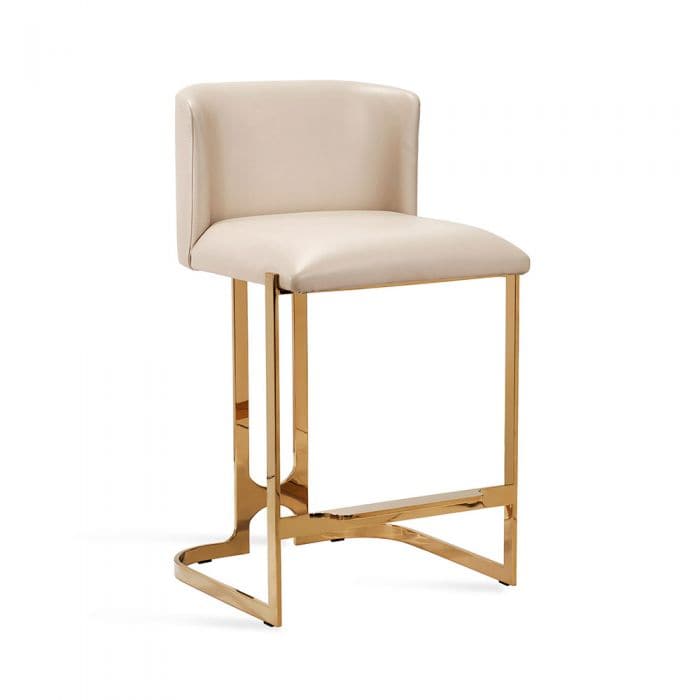 Banks Bar & Counter Stool-Interlude-INTER-149926-Bar StoolsCream-Counter Stool-3-France and Son