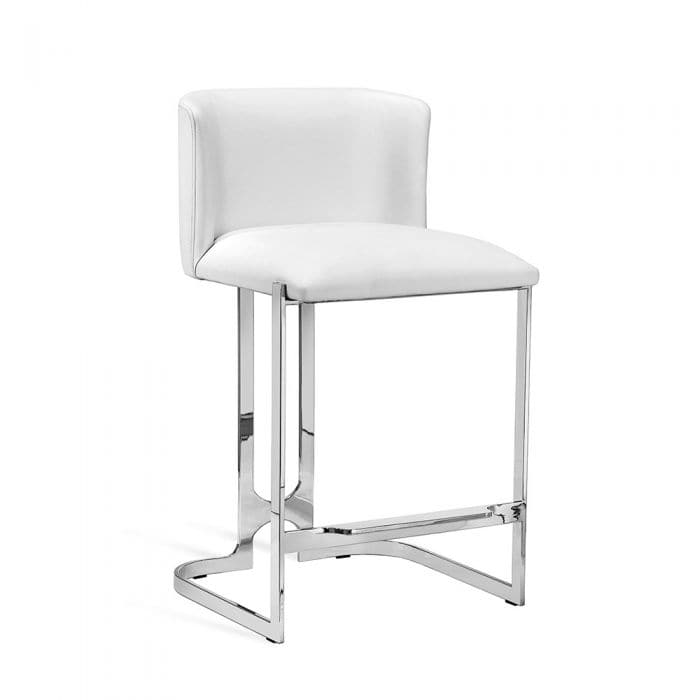 Banks Bar & Counter Stool-Interlude-INTER-149927-Bar StoolsWhite-Counter Stool-4-France and Son