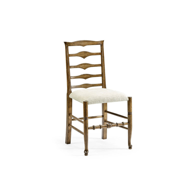 Triangular Ladderback Side Chair-Jonathan Charles-JCHARLES-492300-SC-DTM-F400-Dining Chairs-1-France and Son