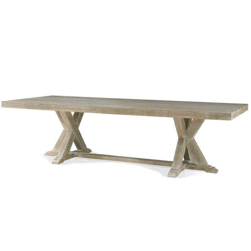Urban Loft Dining Table-Hickory White-HICW-150-12-Dining Tables-1-France and Son