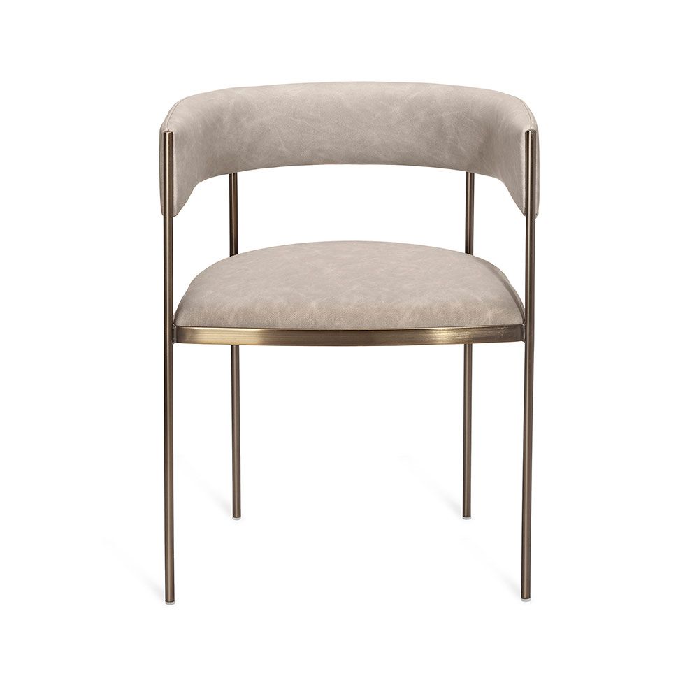 Ryland Dining Chair - Taupe-Interlude-STOCKR-INTER-155132-Dining Chairs-1-France and Son