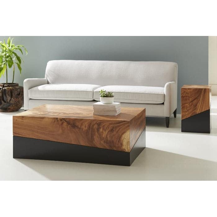 Geometry Coffee Table-Phillips Collection-PHIL-TH84126-Coffee TablesSquare-Natural-3-France and Son