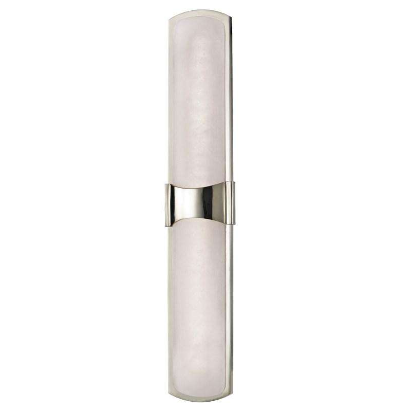 Valencia 2 Light Led Wall Sconce-Hudson Valley-HVL-3426-PN-Wall LightingPolished Nickel-2-France and Son