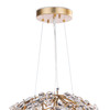 Cheshire Chandelier Small (Gold Leaf)-Regina Andrew Design-RAD-16-1184GL-Chandeliers-3-France and Son