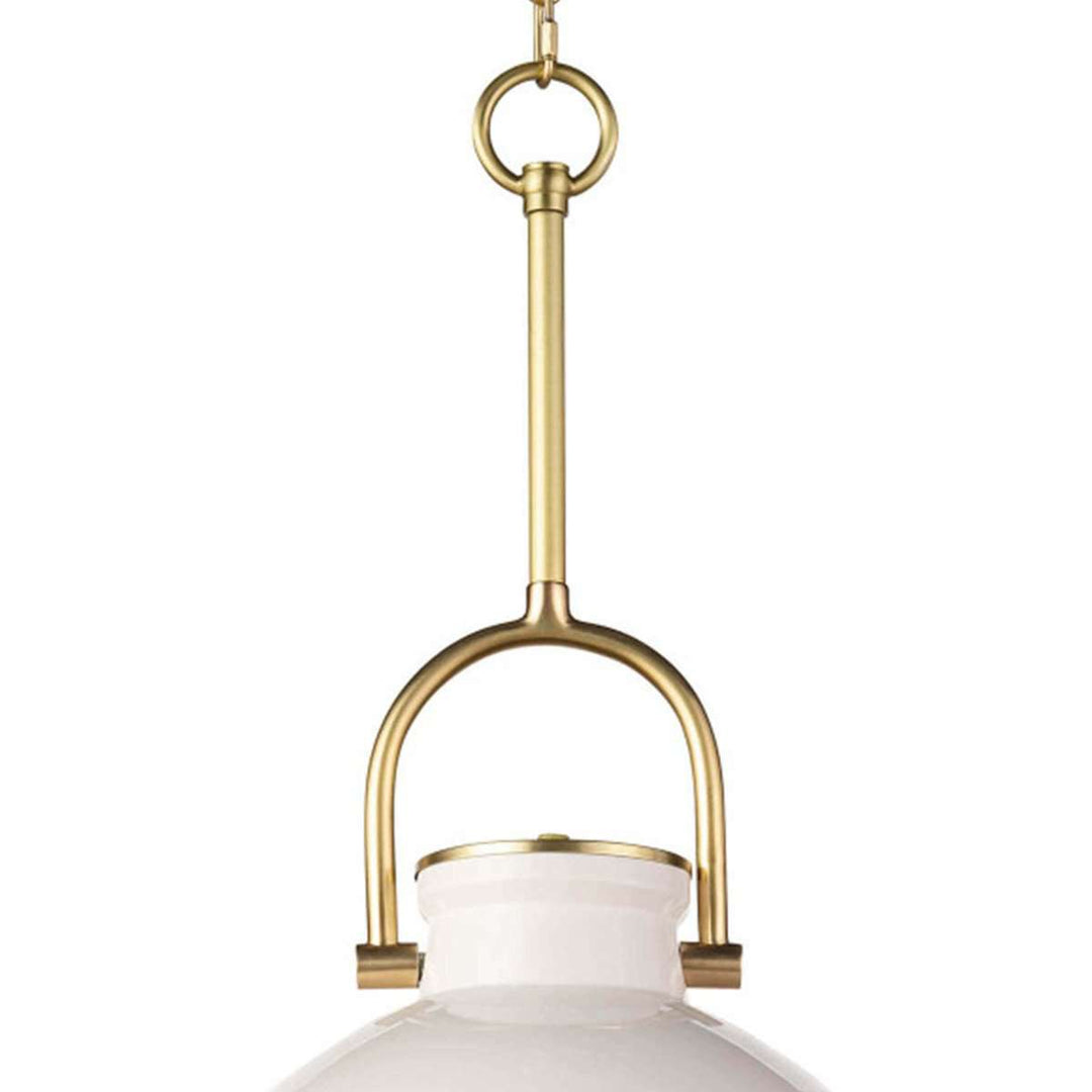 Eloise Ceramic Pendant-Regina Andrew Design-RAD-16-1219WT-PendantsWhite-2-France and Son