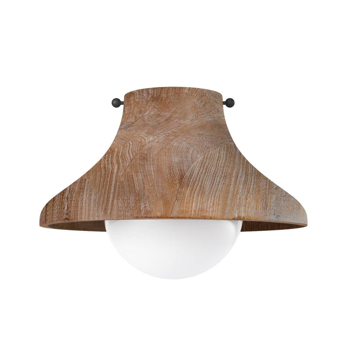 Surfside Wood Flush Mount-Regina Andrew Design-RAD-16-1347NAT-Flush MountsNatural-2-France and Son