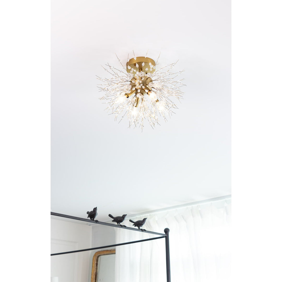 Chiffon Semi Flush Mount