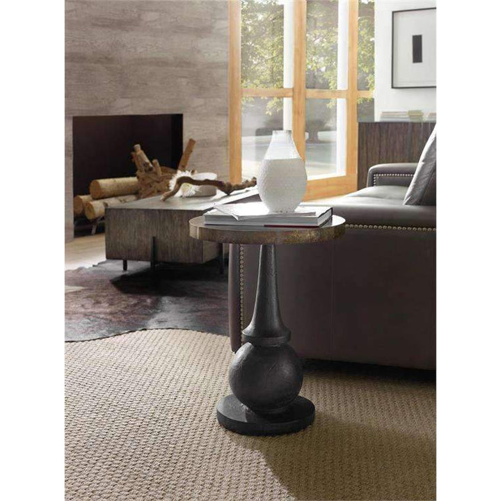 Curata Accent Table-Hooker-HOOKER-1600-50003-MTL-Side Tables-3-France and Son